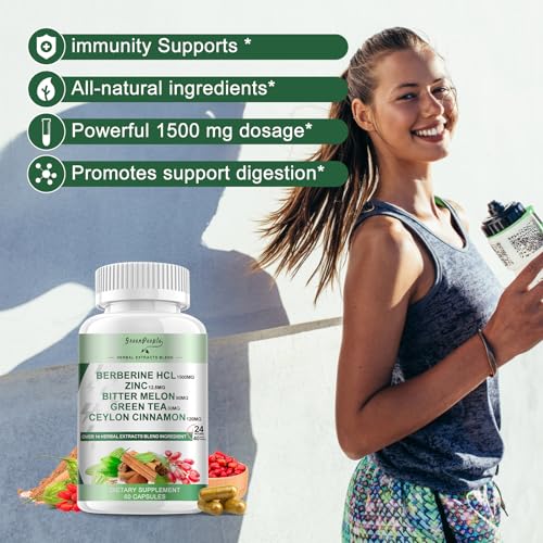 70% Off GREENPEOPLE Berberine 1500mg Supplement with Code - Image 3