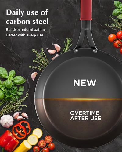 Save 30% on Yonida 12-Inch Pre-Seasoned Carbon Steel Pan - Image 5