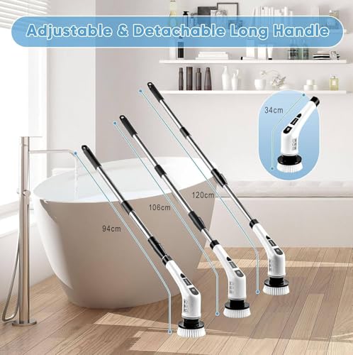 Save 54% on Cordless Electric Spin Scrubber with 9 Brush Heads - Image 2