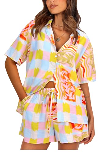 60% Off PRETTYGARDEN Women's Printed Summer 2-Piece Set