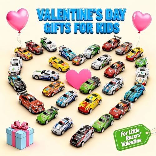 50% Off 28-Piece Racing Car Gift Set for Kids - Image 6