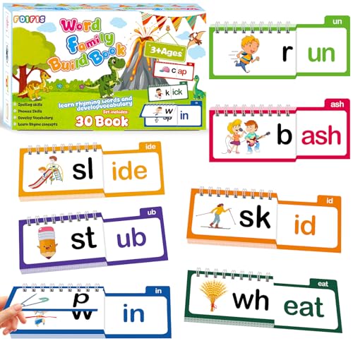 50% Off Dinosaur Phonics Flip Book for Kids Ages 3-8