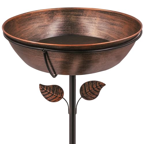 50% Off Metal Bird Bath with Code 5ZNN8EA3 - $35.99