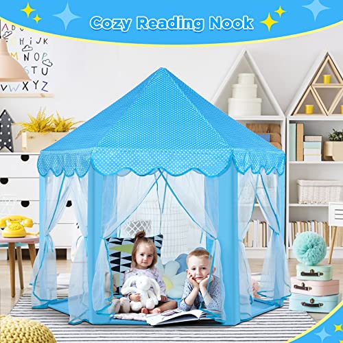 Princess Castle Playhouse for Girls with Star Lights - Image 4