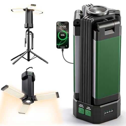 50% Off Rechargeable Camping Lantern with Power Bank