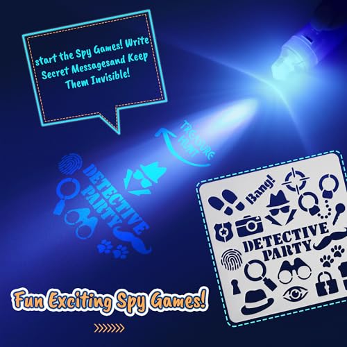 50% Off Invisible Ink Pen Spy Set with 24 Pens & Notebooks - Image 4