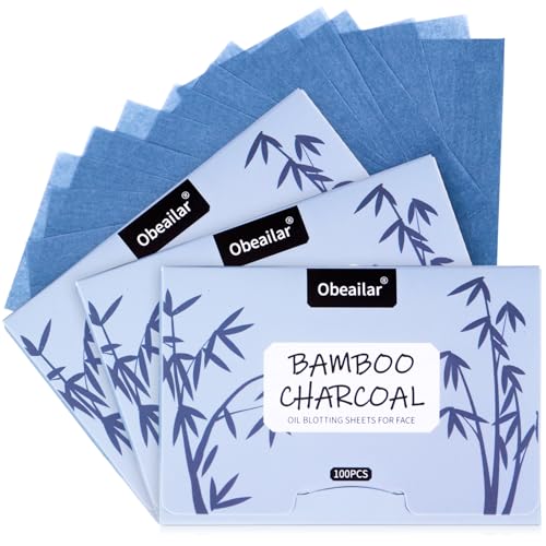 50% Off 1000-Count Bamboo Charcoal Oil Blotting Sheets