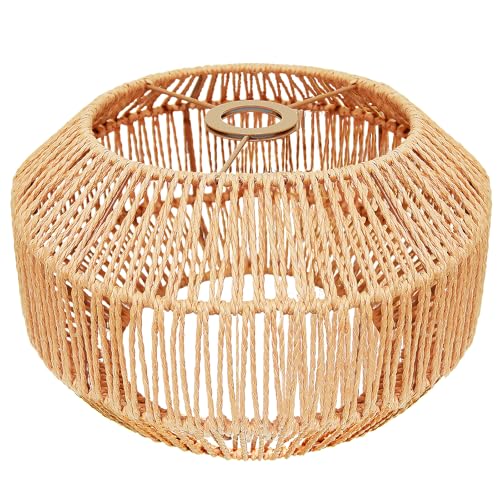 50% Off Boho Rattan Lamp Shade with Code QF6RBZIM