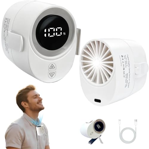 50% Off CHICWAY Portable Clip Fan with LED & Flashlight