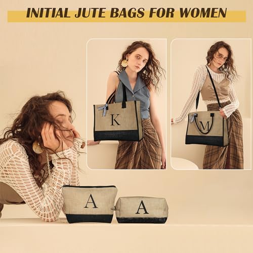 64% Off YOOLIFE Personalized Tote & Makeup Bag Set - Image 3