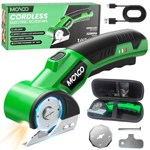Save 40% on MOAOO Cordless Electric Scissors with Code