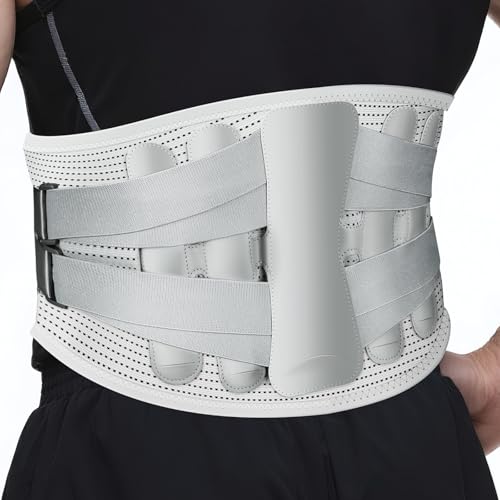 Save 33% on Adjustable Lower Back Support Brace with 5 Steel Stays