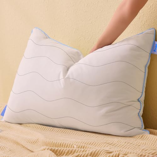 50% Off felo Queen Feather Down Pillow for Pain Relief