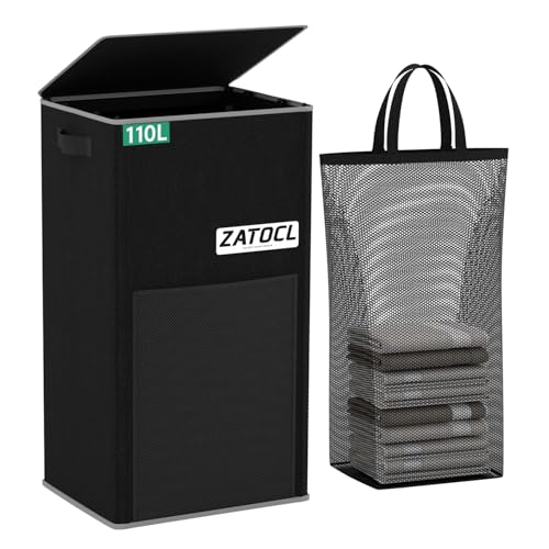 50% Off ZATOCL 110L Laundry Hamper with Removable Bag