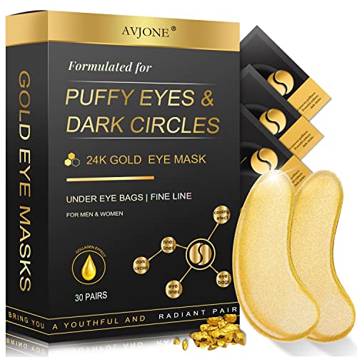 Save 30% on AVJONE 24K Gold Under Eye Patches (30 Pairs)