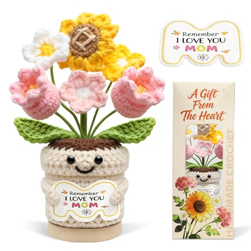 40% Off Handmade Crochet Flower Gift for Mom - Use Code OS62UPSI