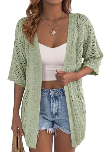 45% Off PRETTYGARDEN Women's Crochet Cardigan - Code CANVAYHI