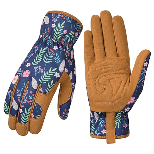50% Off Pleneal Leather Gardening Gloves for Women