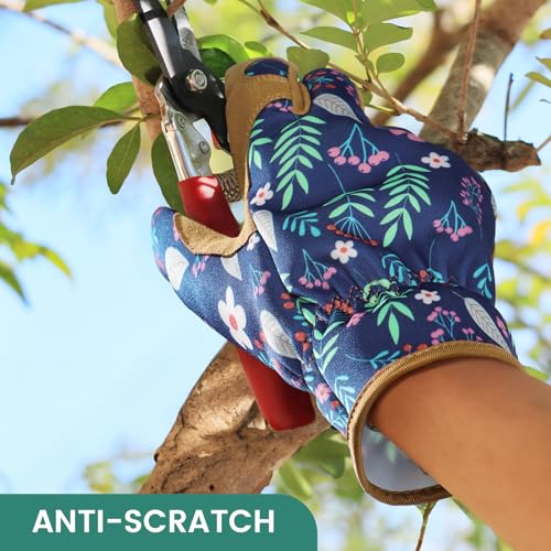 50% Off Pleneal Leather Gardening Gloves for Women - Image 7