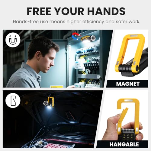 44% Off Rechargeable LED Magnetic Work Light with 7 Modes - Image 6