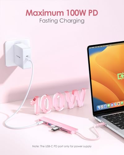 50% Off LENTION 8-in-1 USB-C Hub with 4K HDMI & 100W PD - Image 4