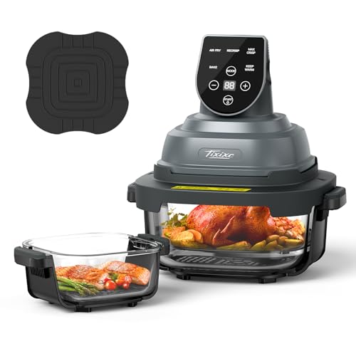 Save 38% on Tixixc 5-in-1 Portable Glass Air Fryer