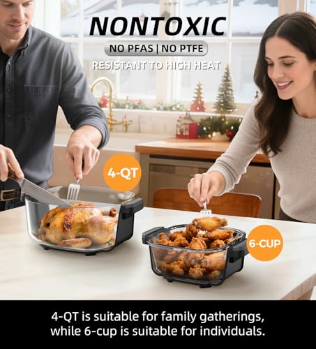 Save 38% on Tixixc 5-in-1 Portable Glass Air Fryer - Image 4