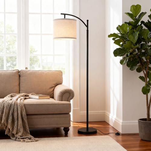 50% Off Arc Floor Lamp with Remote Control & Timer