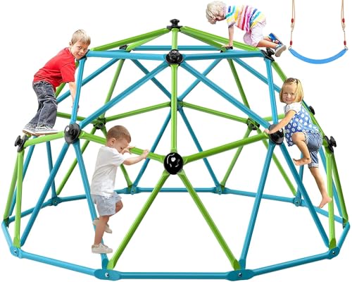 50% Off Easyego 10FT Kids Climbing Dome with Swing