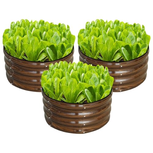 50% Off SnugNiture 3-Piece Round Raised Garden Bed Kit