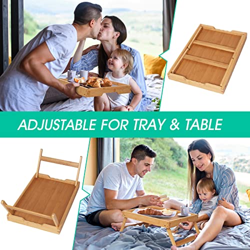 Save 28% on Artmeer Bamboo Bed Tray Table with Folding Legs - Image 5