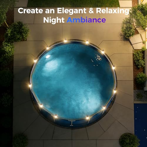 73% Off BITIWEND Solar Pool Lights for Above Ground Pools - Image 2