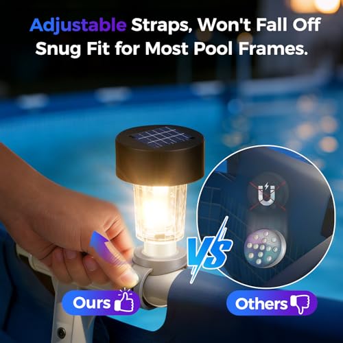 73% Off BITIWEND Solar Pool Lights for Above Ground Pools - Image 4