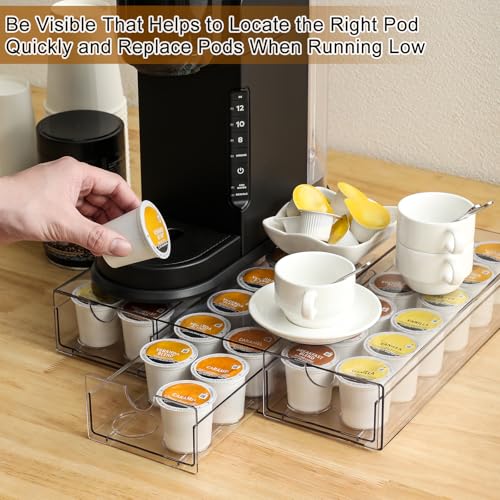 30% Off Clear Acrylic Coffee Pod Organizer for Keurig - Image 4