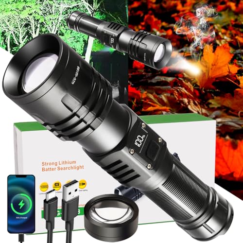 50% Off 10000 Lumen Rechargeable LED Flashlight
