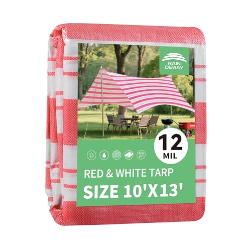 50% Off RAINDEWAY 10x13 ft Waterproof Polyethylene Tarp