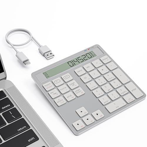 50% Off Wireless Rechargeable Bluetooth Numeric Keypad