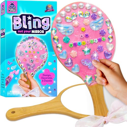 33% Off DIY Wooden Hand Mirror Craft Kit for Girls