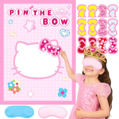 36% Off Pink Cat Birthday Party Game & Decor Set