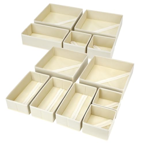 Save 37% on DIMJ 12-Pack Drawer Organizers for Closet Storage