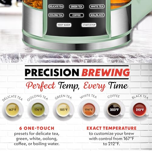 Save 58% on Gourmia Programmable Electric Glass Kettle - Image 2