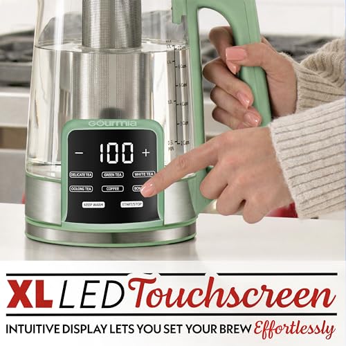 Save 58% on Gourmia Programmable Electric Glass Kettle - Image 5