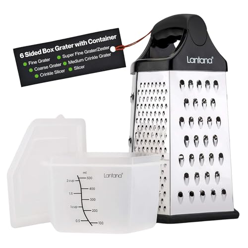Save 33% on Lantana Stainless Steel 6-in-1 Kitchen Grater