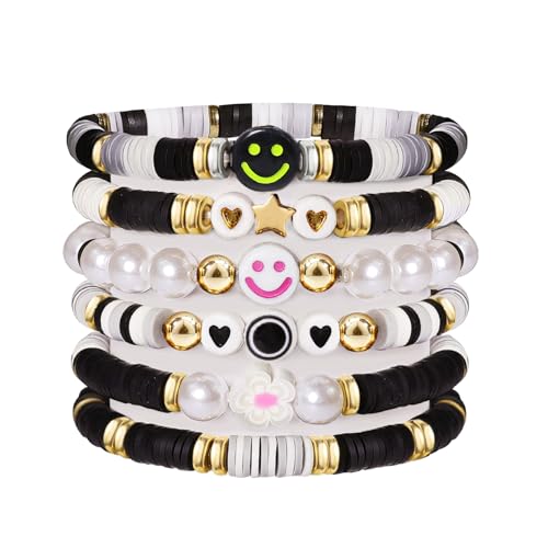 50% Off Surfer Heishi Friendship Bracelets Set