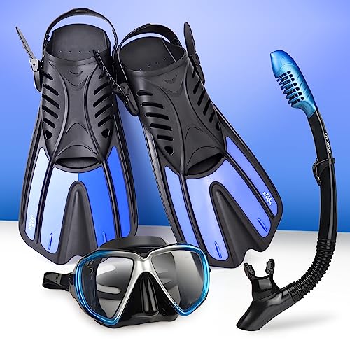 50% Off EXP VISION Snorkel Set with Anti-Fog Mask & Fins