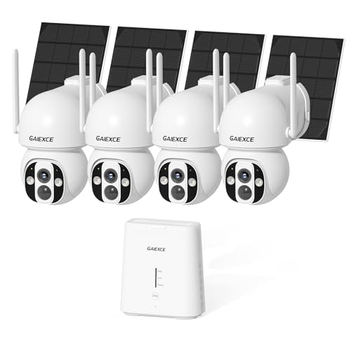 Save $50 on GAIEXCE Solar Security Camera 4-Pack