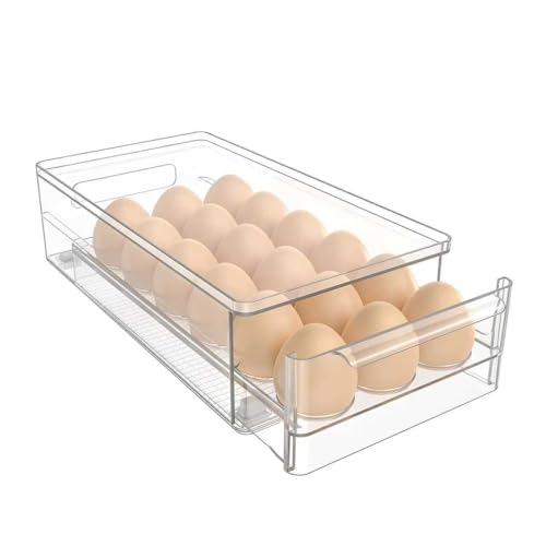 Save 50% on Transparent Acrylic Egg Storage Box for Fridge