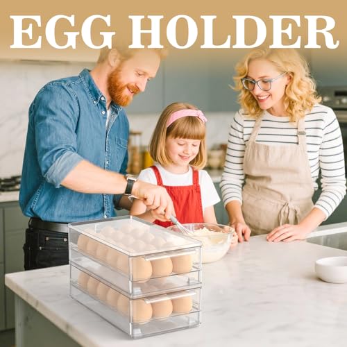 Save 50% on Transparent Acrylic Egg Storage Box for Fridge - Image 3