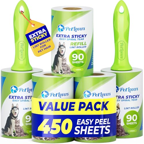43% Off PetLovers Extra Sticky Lint Roller Mega Value Set