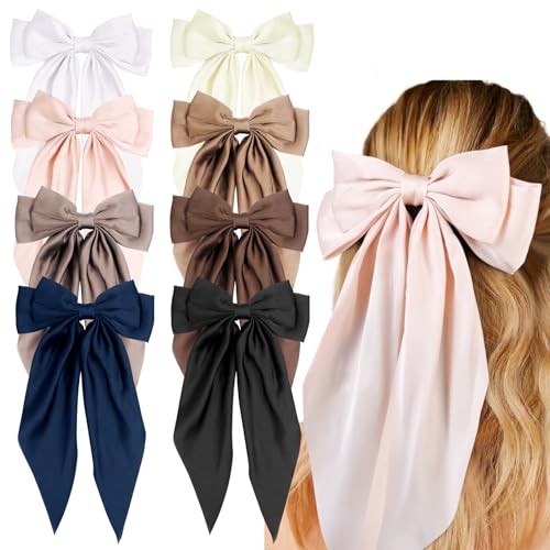 Save 29% on 8-Pack Vintage Hair Ribbon Clips for Women & Girls